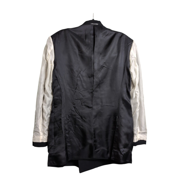 Pal Zileri Black Wool Double Breasted Blazer (54R/44R) Italian Power Suit Style - Picture 7 of 12